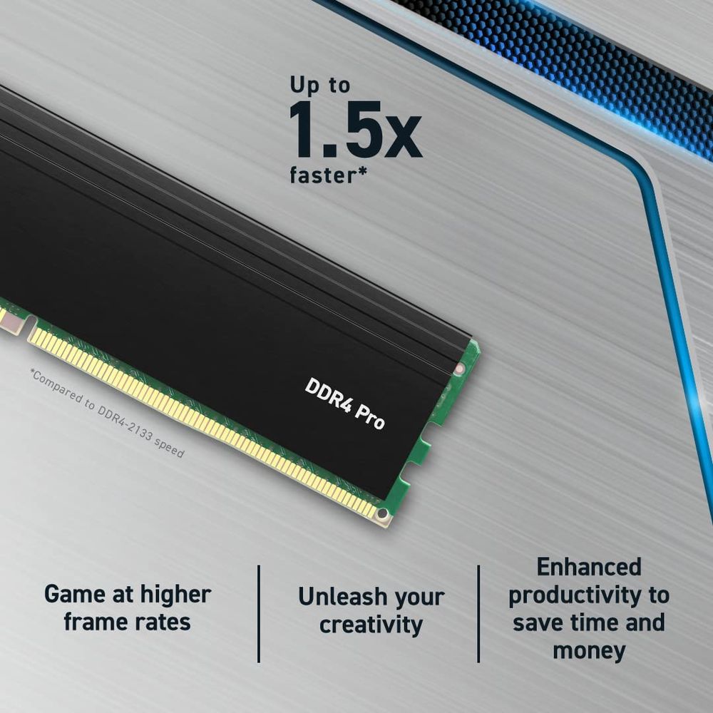 CRUCIAL PRO 16GB ( 16GB x 1 ) 3200MHz Desktop DDR4 RAM ( CL22 ) - 3