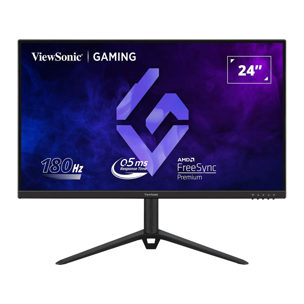 VIEWSONIC 60.96 CM(24") FHD FAST IPS GAMING MONITOR 180HZ,0.5MS, HDR10, AMD FREESYNC PREMIUM, ADAPTIVE SYNC & VESA CLEARMR, 2X SPEAKER, HIGHT ADJUSTABLE, EYE CARE,104% SRGB, HDMI,DP-VX2428J – TechCure India