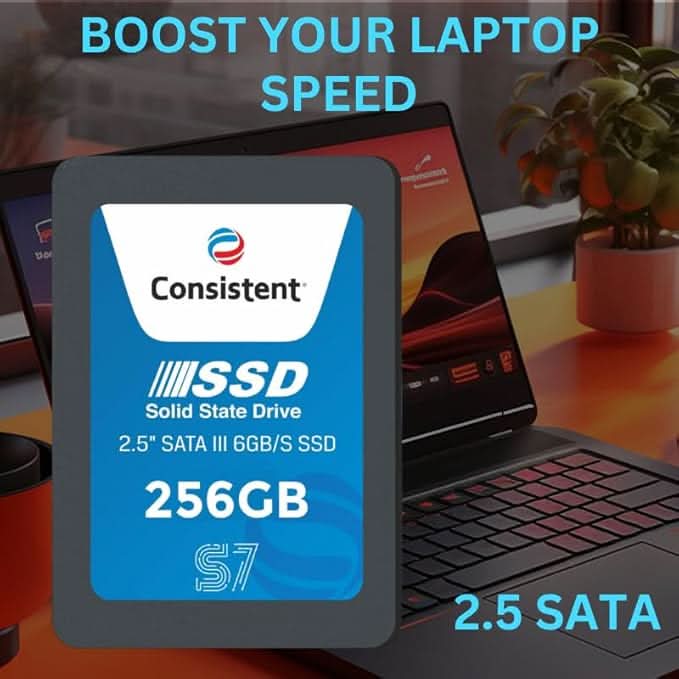 Consistent 256GB 2.5 Inch SATA Internal SSD CTSSD256S7 – TechCure India
