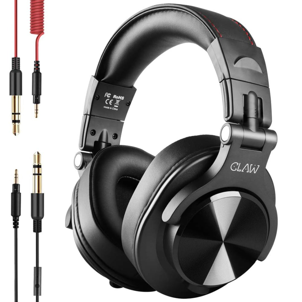 CLAW SM50 Pro Wired 3.5mm Professional Headphone ( Black ) ( Amplifiers/Microphones/PC) – TechCure India