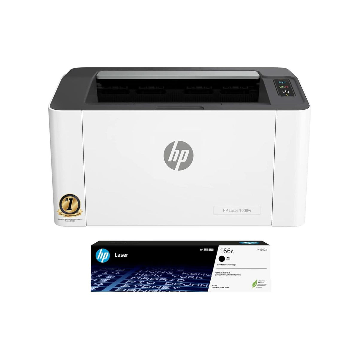 HP LASER 1008W MONOCHROME LASER PRINTERS,WIRELESS,SINGLE FUNCTION,PRINT,HI-SPEED USB 2.0 714Z9A – TechCure India
