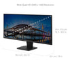 VIEWSONIC VA3456-MHDJ 34 Inch QHD 75Hz IPS Panel 104%SRGB AMD Freesync Monitor - 2