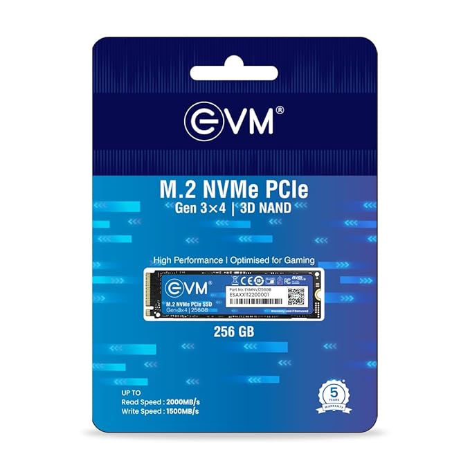 EVM 256GB NVME M.2 SSD EVMNV/256GB – TechCure India