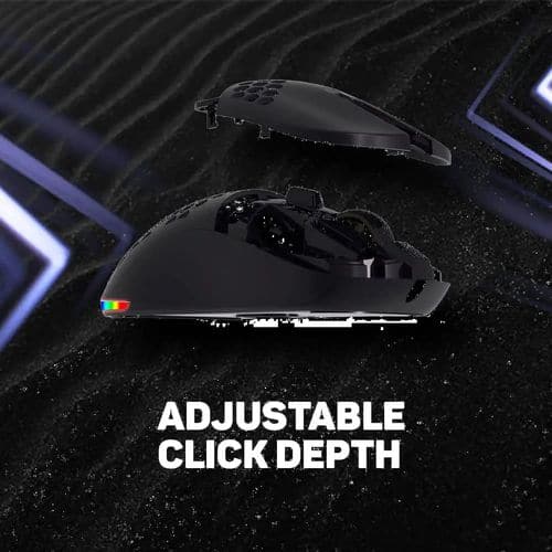 COSMIC BYTE Kilonova 3370IC Pro X-Light Wireless Ambidextrous Gaming Mouse ( 2000DPI / 7 Macro Buttons ) ( Black ) - 5