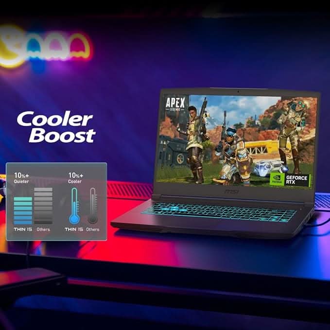 MSI Thin A15 B7UC-104IN, Ryzen 5 7535HS, RTX 3050, GDDR6 4GB, 8GBx2, 1TB, IPS-Level FHD 15.6(144Hz), Cosmos Gray – TechCure India