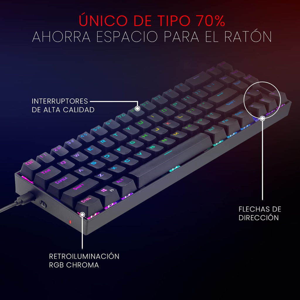 REDRAGON K599 DIEMOS (WIRED/WIRELESS) RGB KEYBOARD BLACK – TechCure India