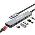 HONEYWELL NEWLY LAUNCHED 7-IN-1 TYPEC DOCKING STATION WITH 4K HDMI,1XUSB 3.0,2XUSB 2.0 & TYPEC 3.0 PD CHARGING 100W PORT, SD & MICRO SD SLOT, FOR ALL TYPE C DEVICES- MACBOOK LAPTOP, PC, THUNDERBOLT 3 – TechCure India