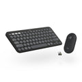 LOGITECH PEBBLE 2 COMBO WIRELESS KEYBOARD AND MOUSE GRAPHITE – TechCure India