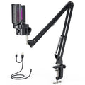 CLAW GM17 RGB Condenser Gaming Microphone Kit ( Black ) – TechCure India