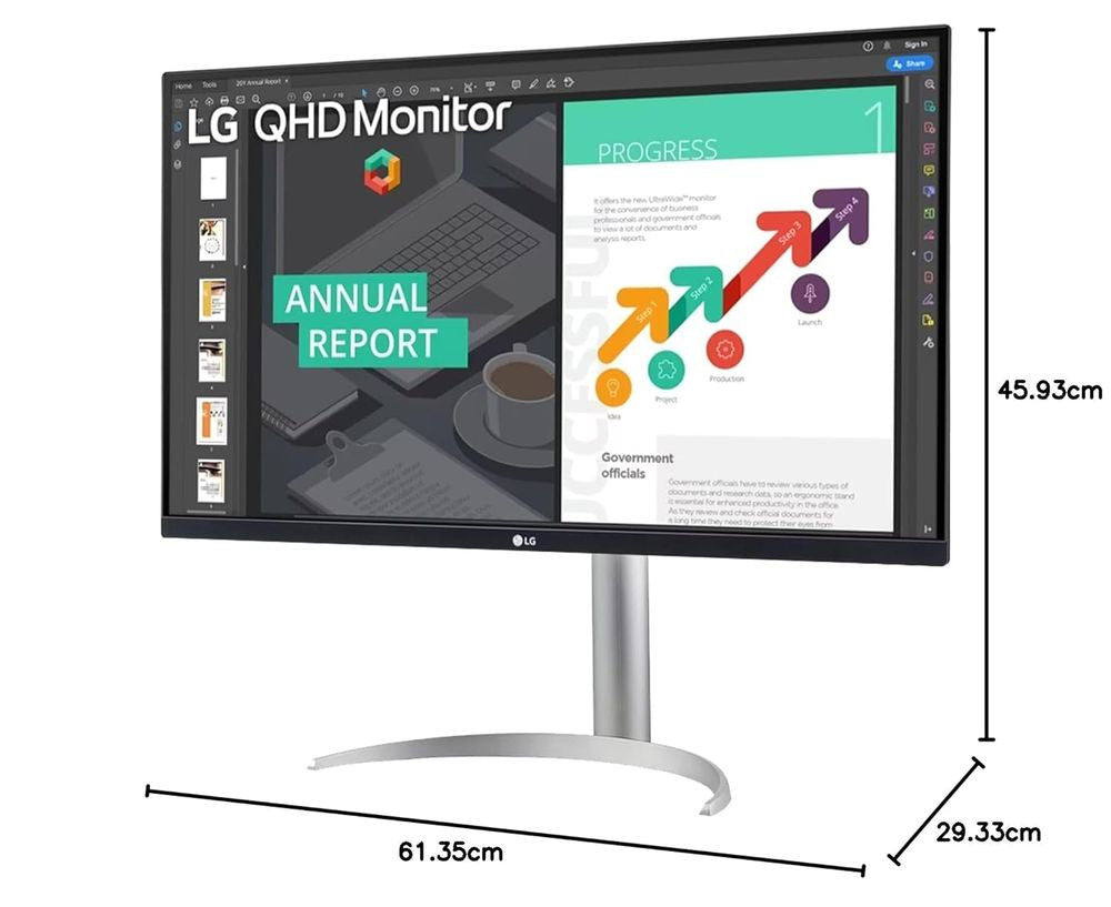 LG 27QN850 27 Inch QHD 60Hz IPS Panel 99% SRGB 5MS AMD Freesync IPS Gaming Monitor - 3