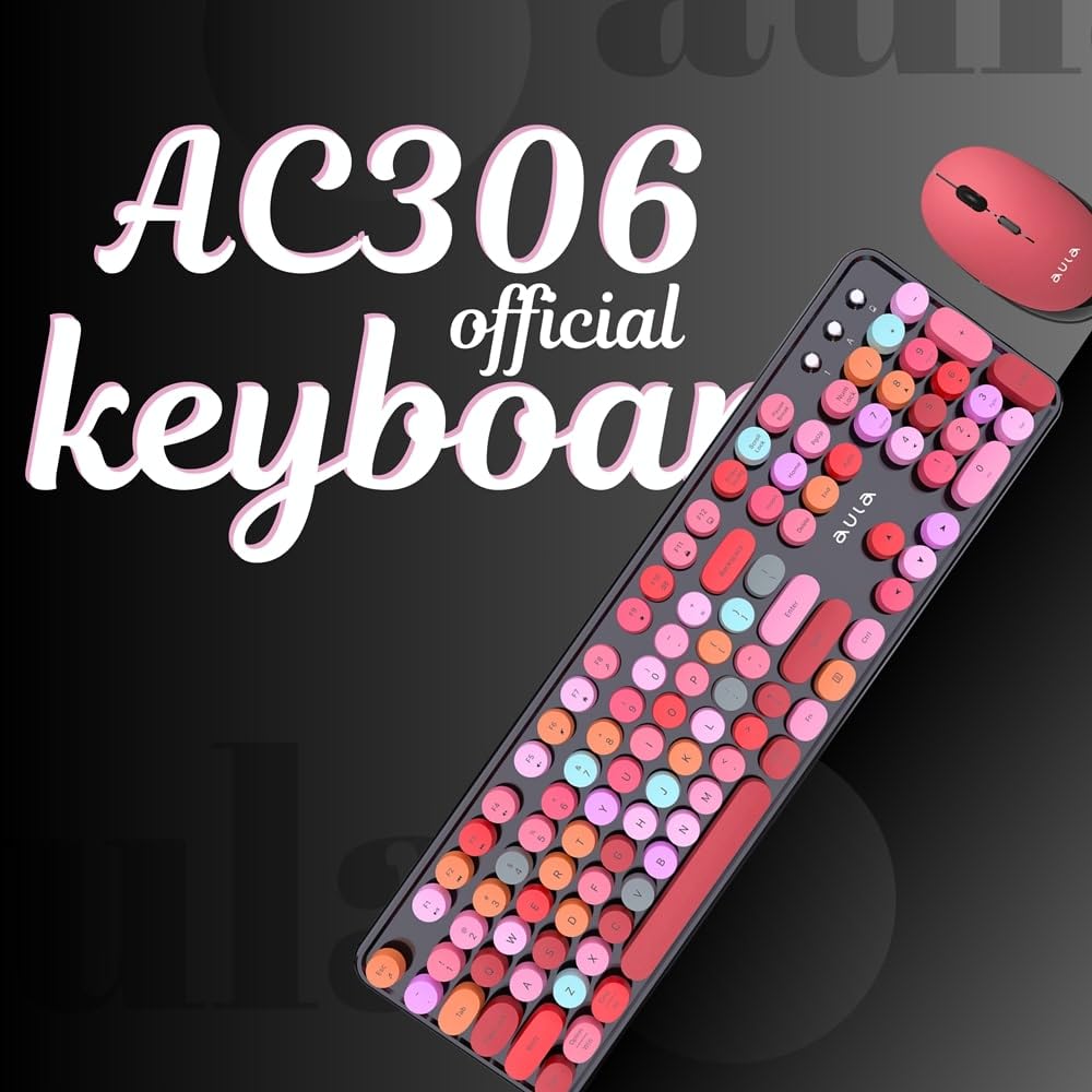 AULA AC306 MIX BLACK OFFICIAL KEYBOARD – TechCure India