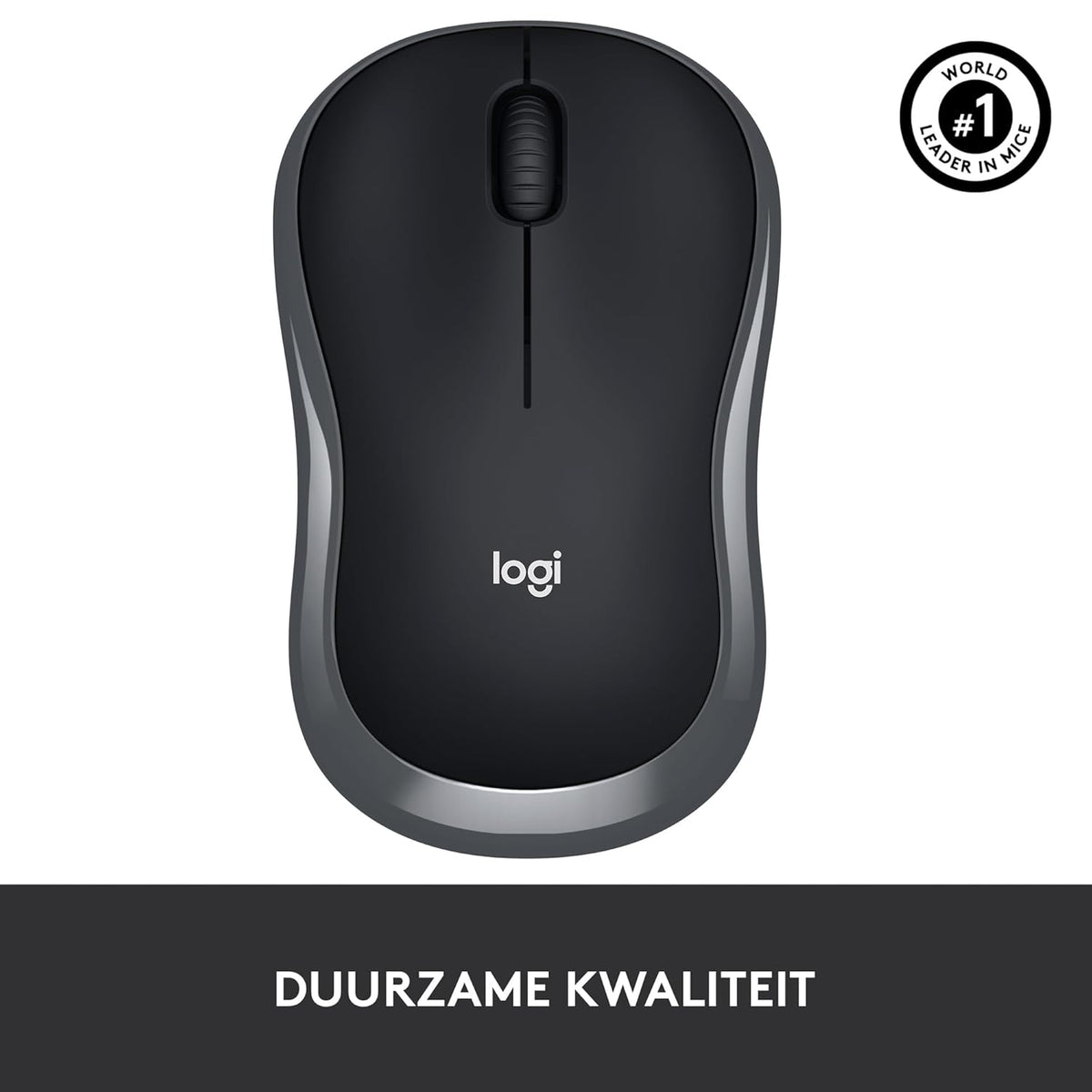 LOGITECH WIRELESS MOUSE M185- GRAY – TechCure India