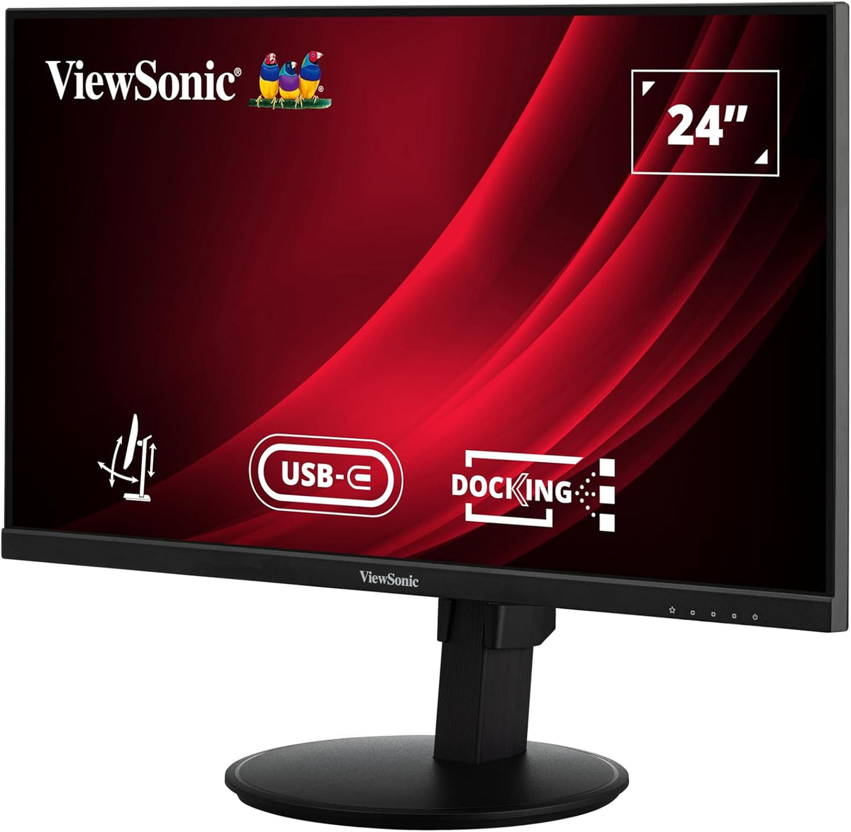 ViewSonic VG2409U-2 24 FHD 100Hz Docking Monitor with USB-C Hub Monitor – TechCure India