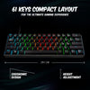 COSMIC BYTE CB-GK-32 Themis 60% Mechanical Wired Gaming Keyboard ( Black ) ( Red Switch ) - 2