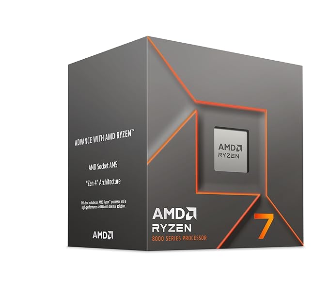AMD RYZEN 7 8700F 8 CORES UPTO 5 GHZ AM5 PROCESSOR – TechCure India