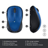 LOGITECH M235 Wireless Ambidextrous Gaming Mouse ( 1000DPI / 3 Macro Button ) ( Black ) - 4