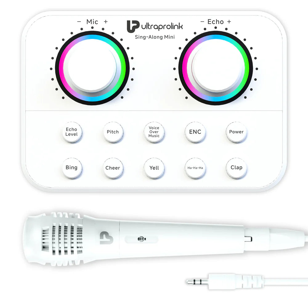 UltrA Prolink Sing Along Mini Wireless Karaoke & Live Broadcast Mixer with Condenser Mic – TechCure India
