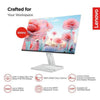 LENOVO L24i-4A 24 Inch FHD 100Hz IPS Panel 99% SRGB 4MS AMD Freesync Business Monitor (White) - 2