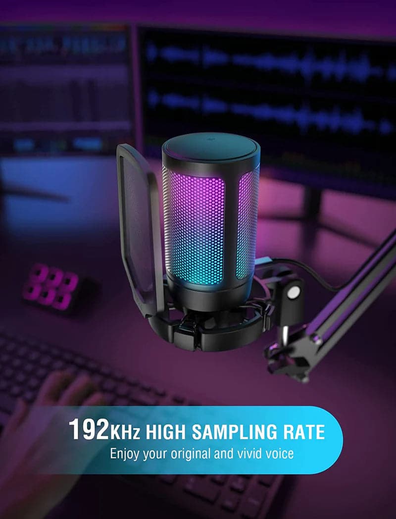 FIFINE Ampligame A6V USB Gaming Microphone ( Black ) - 4