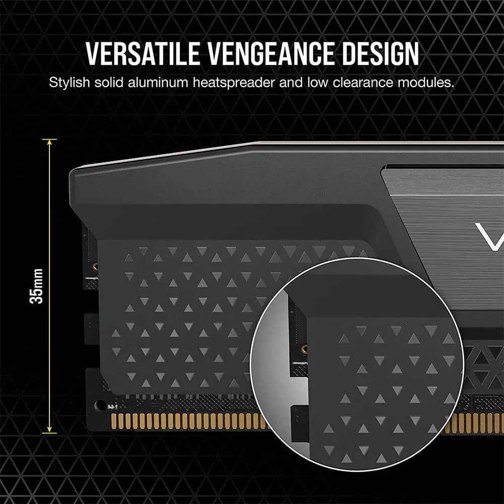 CORSAIR Vengeance 64GB ( 32GB x 2 ) 5200MHz DDR5 RAM ( Black ) ( CL40 ) - 6