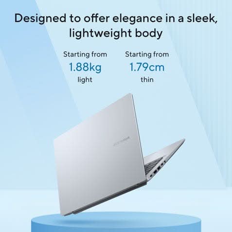 ASUS Vivobook 16 X1607CA-MB350WS, Intel Core Ultra 5 225H, 16GB RAM, 512GB SSD, Intel Graphics, 16 inch FHD+, Windows 11 Home, Office Home 2024, M365 Basic-1 Year Validity, AI Powered Light Weight Laptop, 1 Year(s) Warranty, Silver – TechCure India