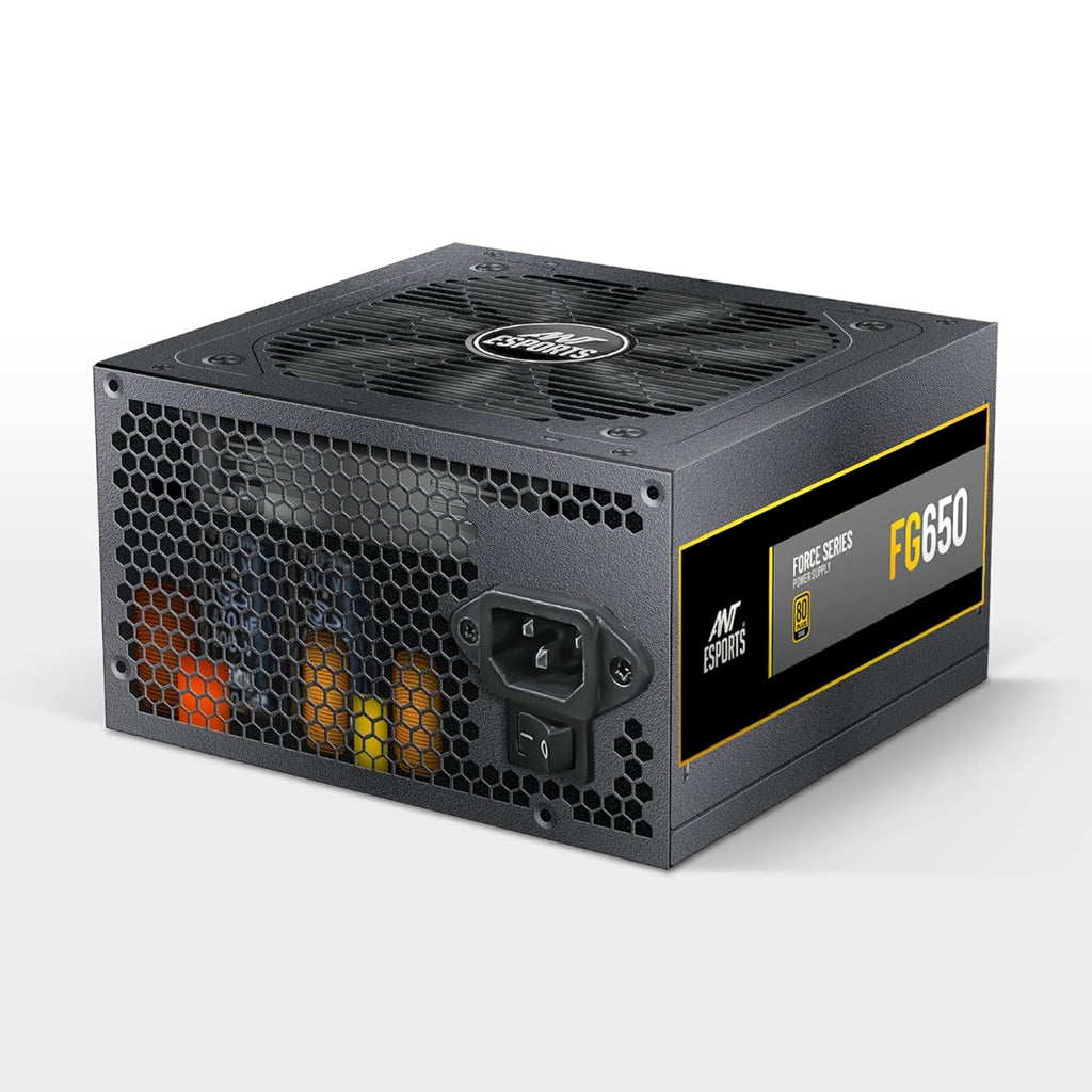 ANT ESPORTS FG650 V2 Gold 650 Watt Fully Modular SMPS with Braided Nylon cables – TechCure India