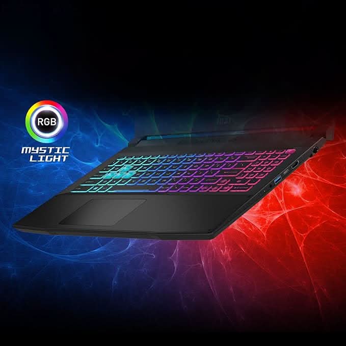 MSI Katana 15 HX B14WFK-102IN Intel i7 14650HX Processor, 16GB DDR5 RAM, 1TB NVMe SSD, GeForce RTX 5060 8GB GDDR7, 15.6 Inch QHD+, Black, 2 YEARS WARRANTY – TechCure India