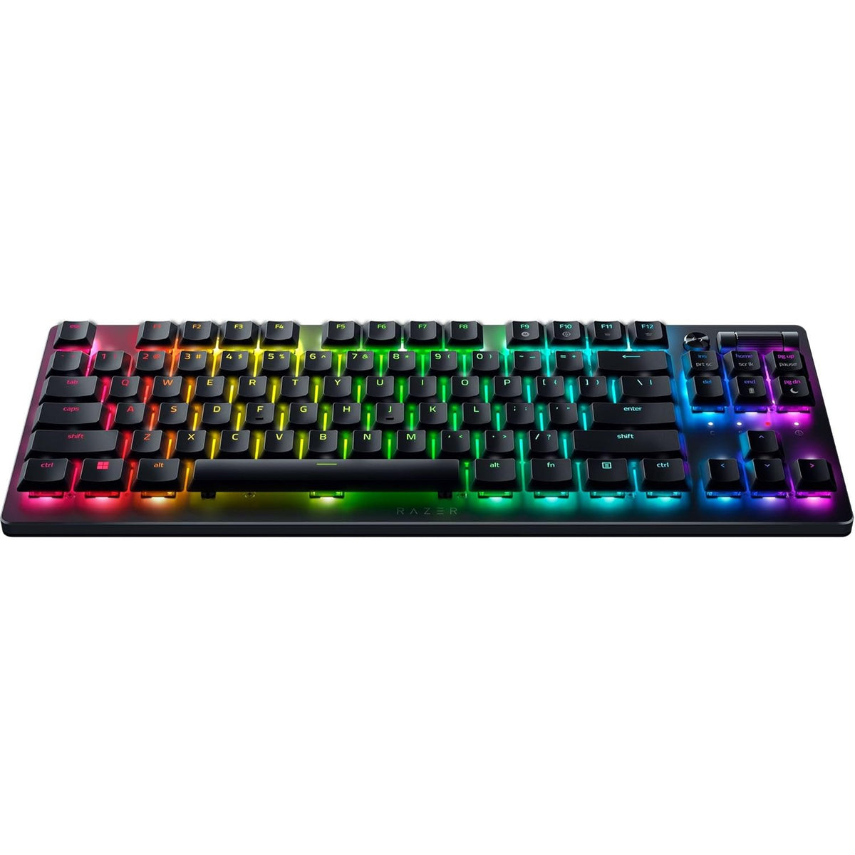 RAZER DEATHSTALKER V2 PRO TENKEYLESS - WIRELESS LOW PROFILE OPTICAL GAMING KEYBOARD (LINEAR RED SWITCH) RZ03-04370100-R3M1 – TechCure India