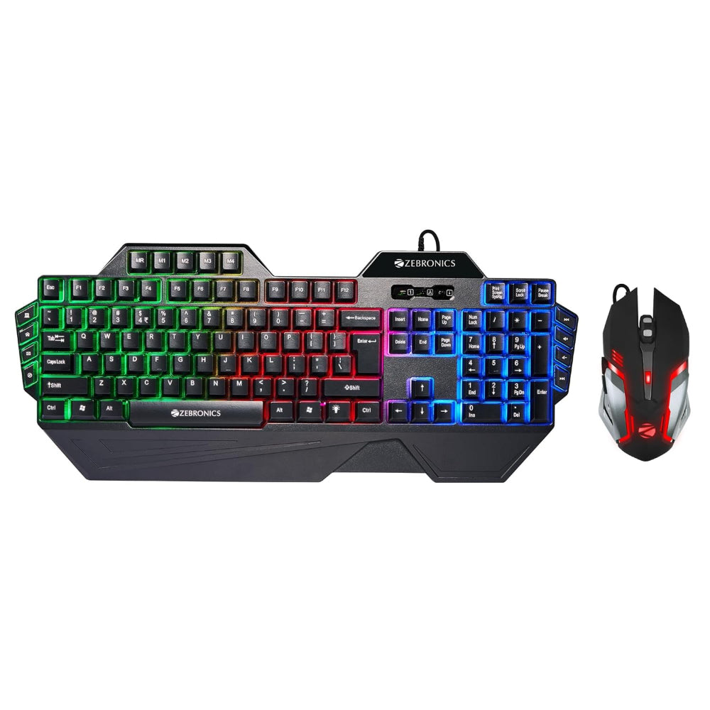 ZEBRONICS Optimus Wired Gaming Keyboard & Mouse Combo ( Black )