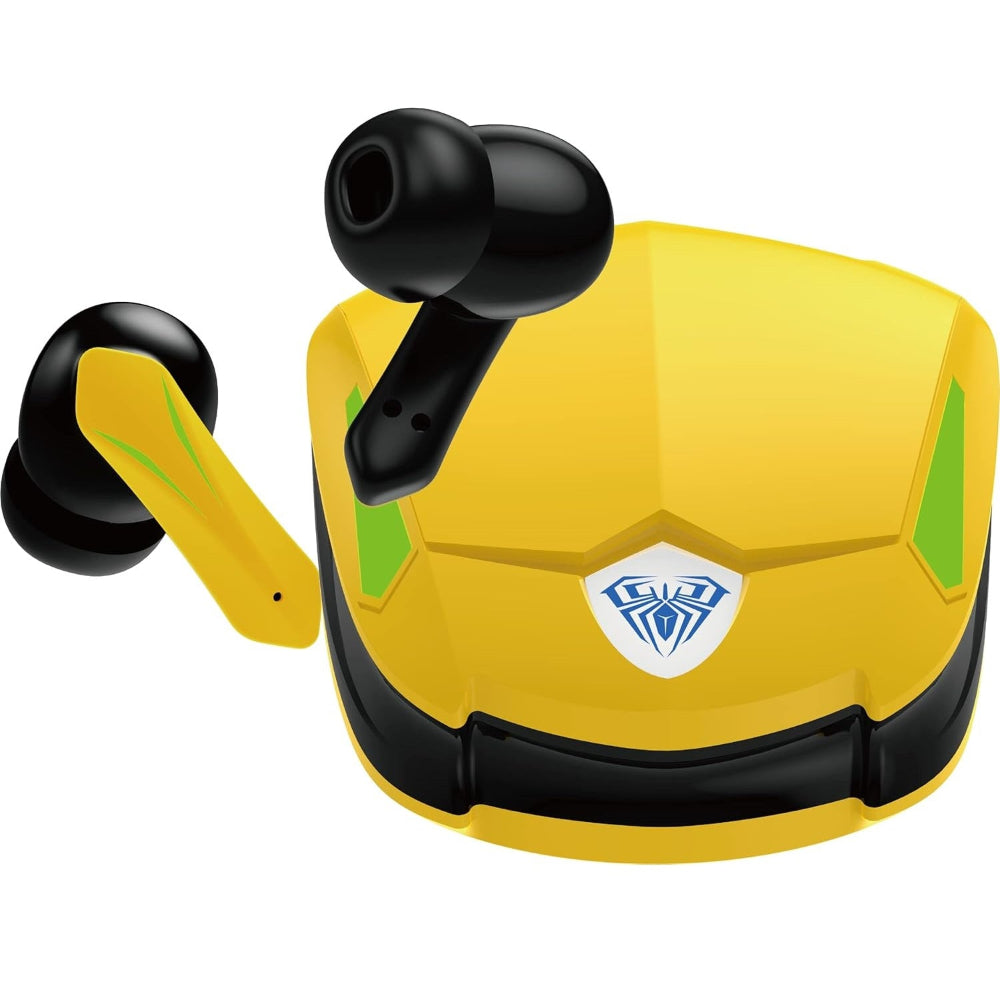 AULA F108 True Wireless In Ear Earbuds ( Yellow ) - 3