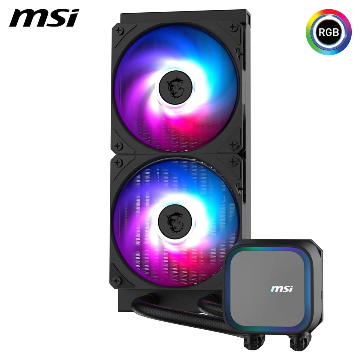 MSI MAG CORELIQUID A13 240 AIO CPU LIQUID COOLER BLACK – TechCure India