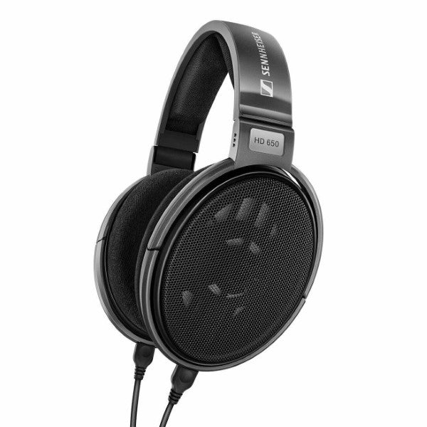 Sennheiser HD 650 Open‑Back Hi-Res Audiophile Headphones, Reference Grade Sound, Airy Design, Plush Ear Pads, Rich Bass, Black – TechCure India