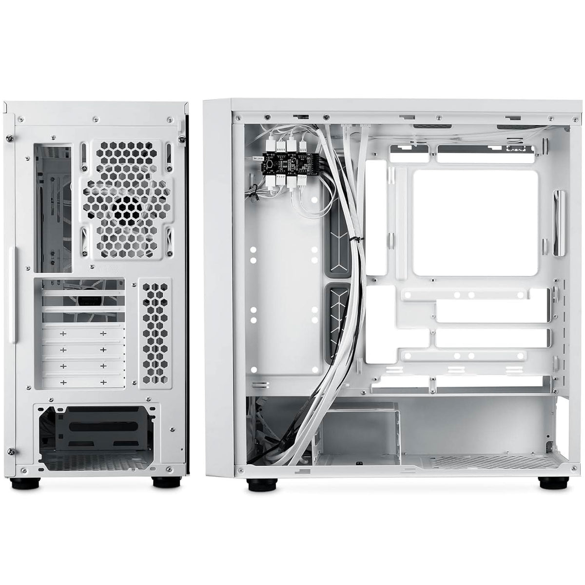 COOLER MASTER MASTERBOX MB600 MID-TOWER CABINET WHITE – TechCure India