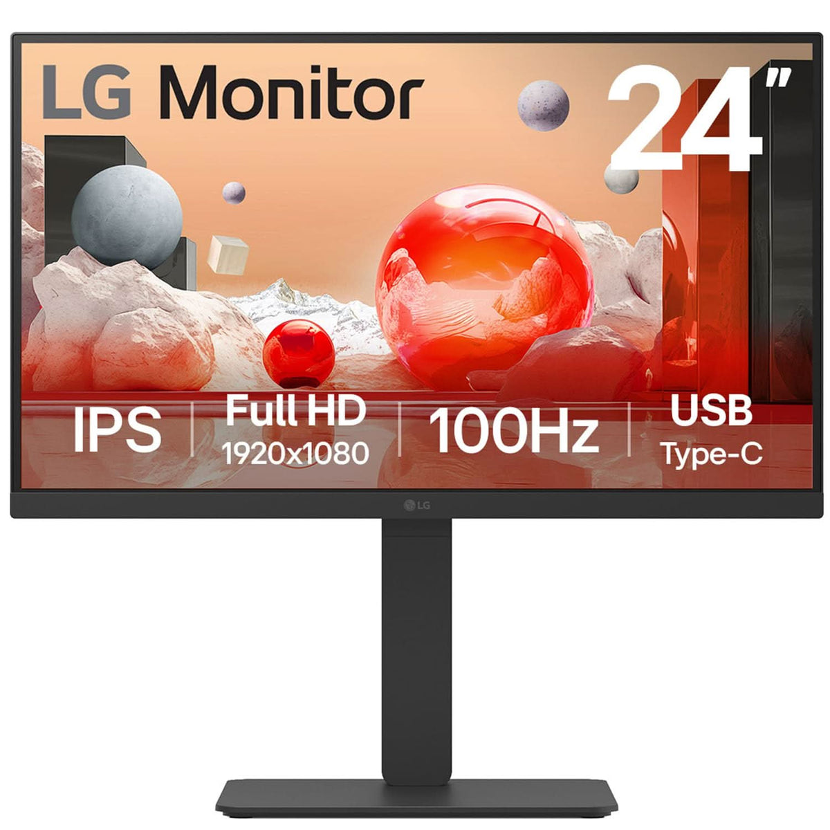 LG 24BA650 IPS Full HD (1920 x 1080) Monitor – TechCure India