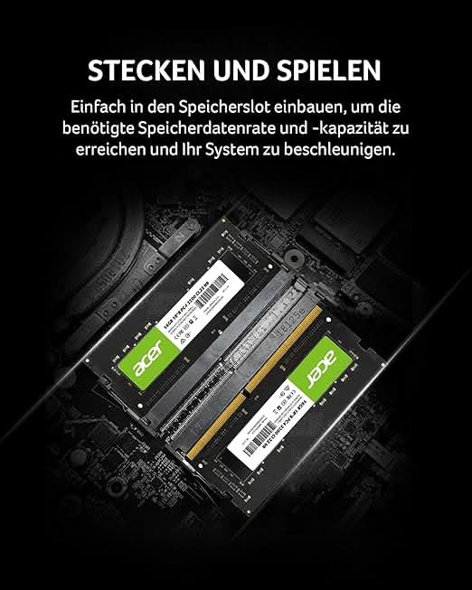 Acer SD100 16GB RAM DDR4 (1x16GB) Laptop Ram 3200 MHz – TechCure India