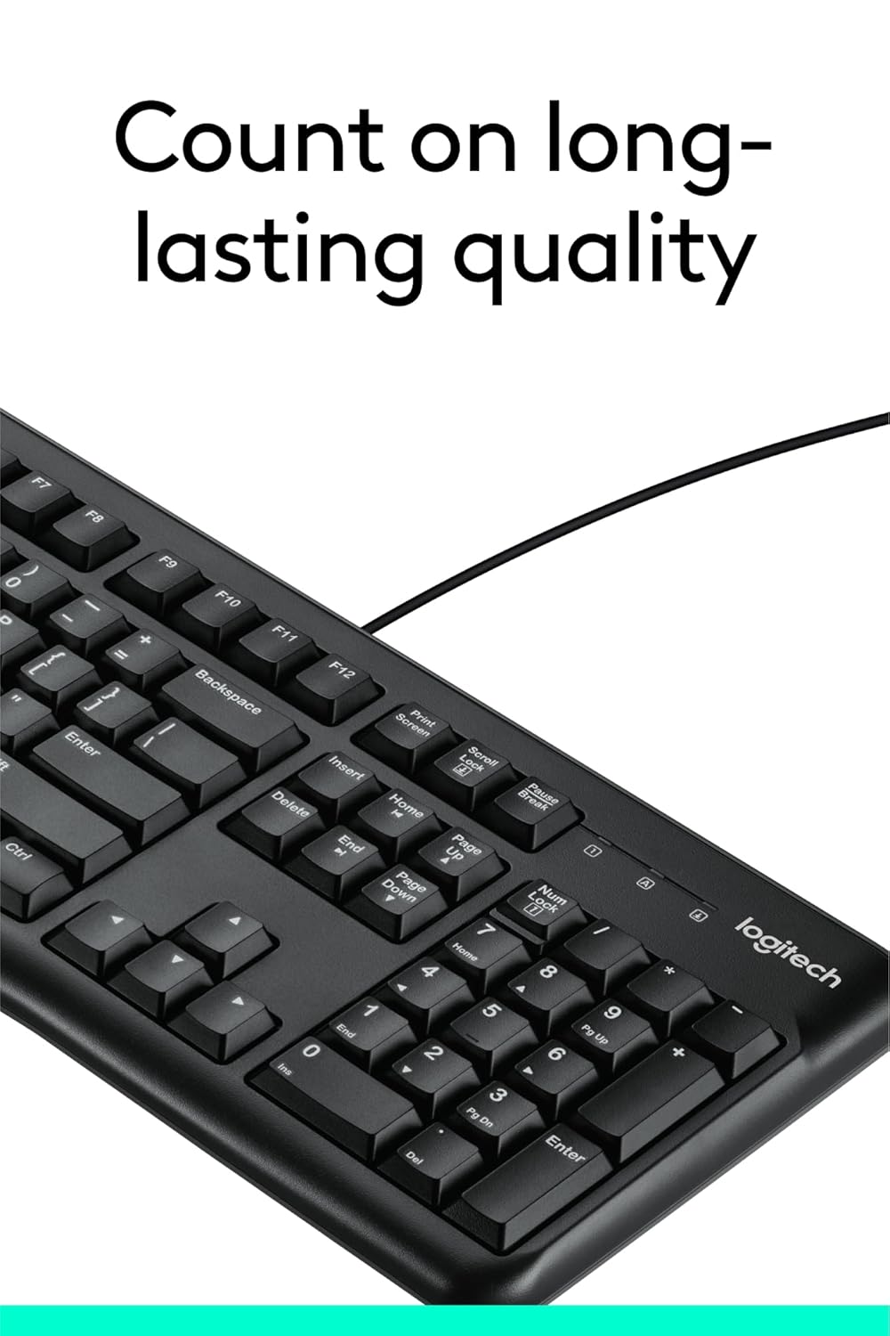 LOGITECH PLUG AND PLAY USB KEYBOARD K120 – TechCure India