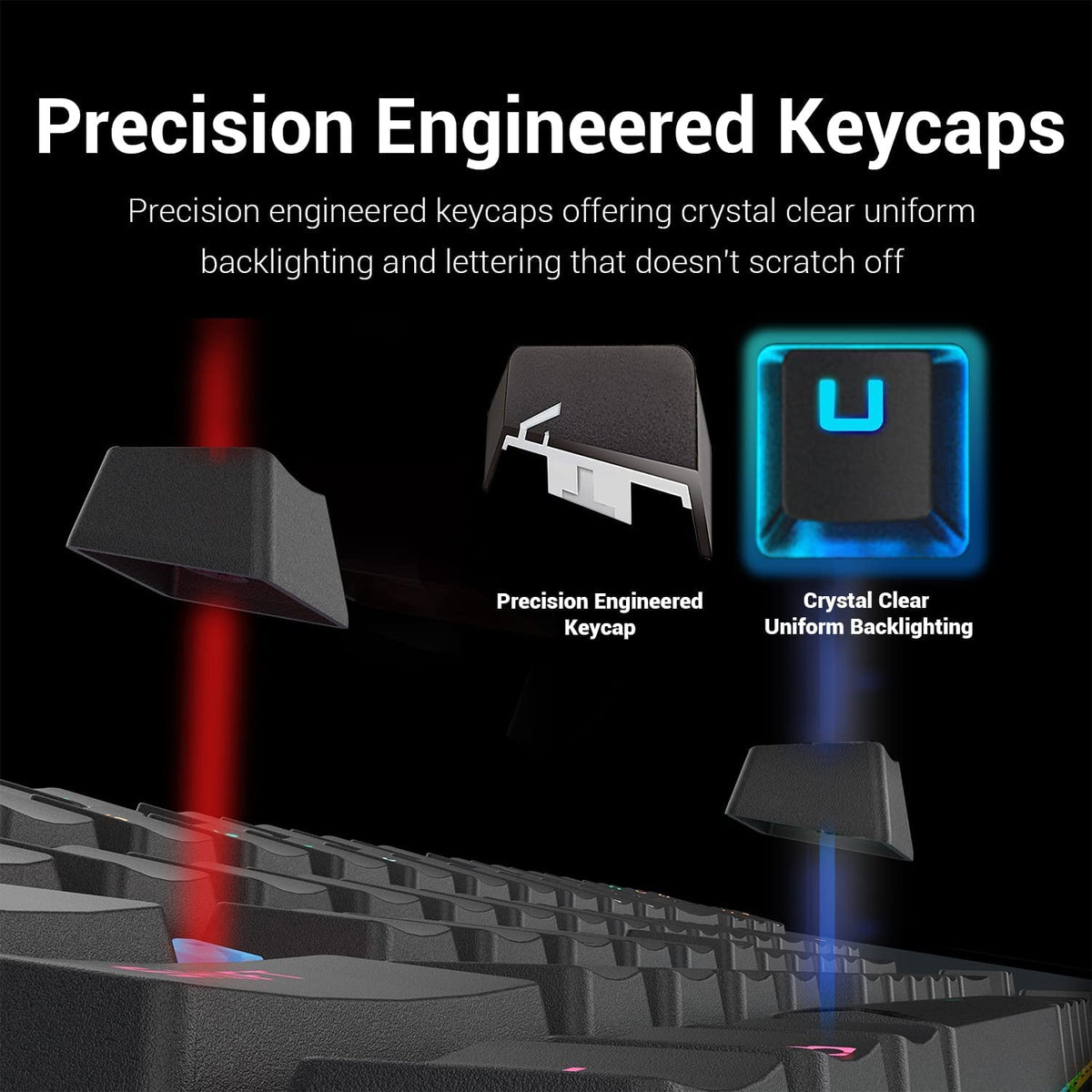 REDRAGON K551 RAINBOW VARA USGB GAMING KEYBOARD – TechCure India