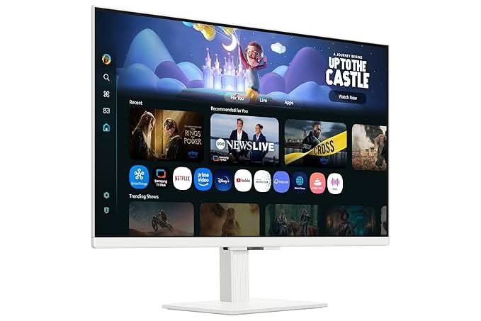 Samsung 27 Inch FHD M5 Smart Monitor with Smart TV Experience LS27FM501EWXXL – TechCure India