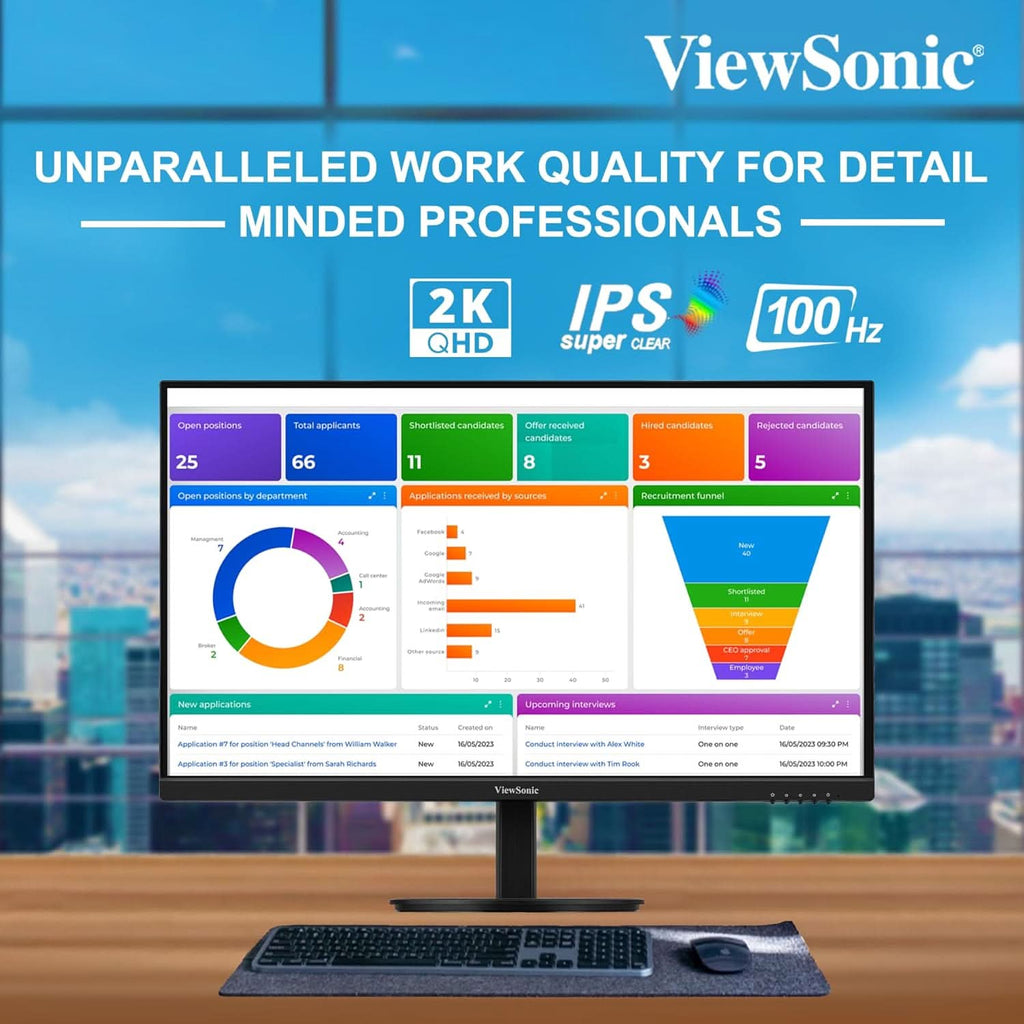 VIEWSONIC (68.58CM) 27 INCH MONITOR VG2709U-2K – TechCure India