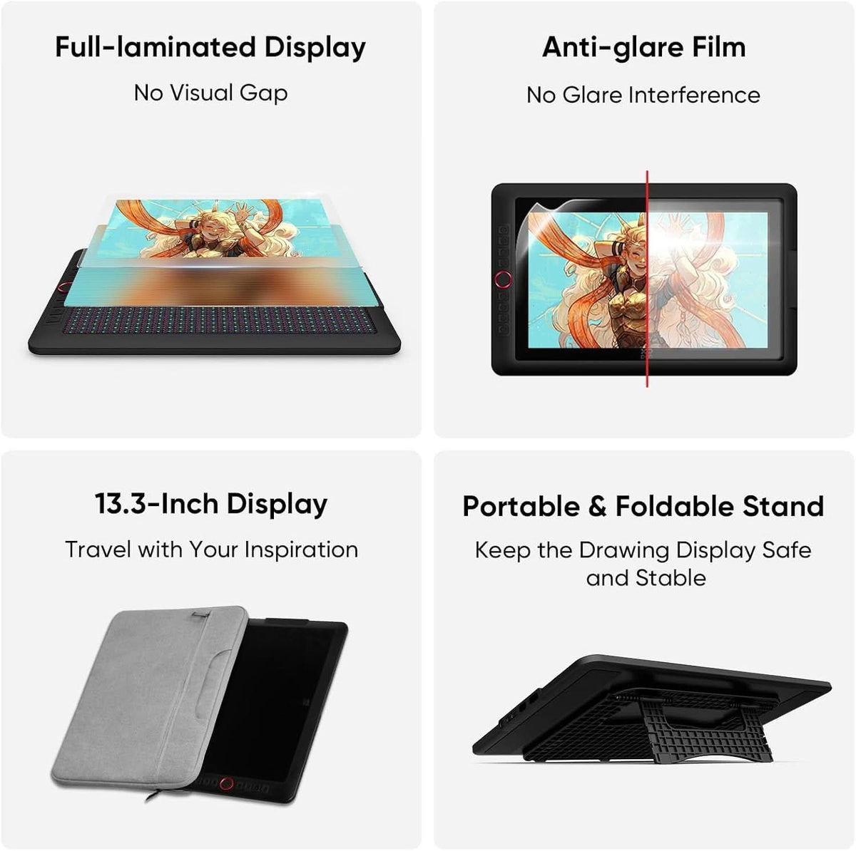 XP PEN ARTIST 13.3 PRO V2 DISPLAY TABLET – TechCure India