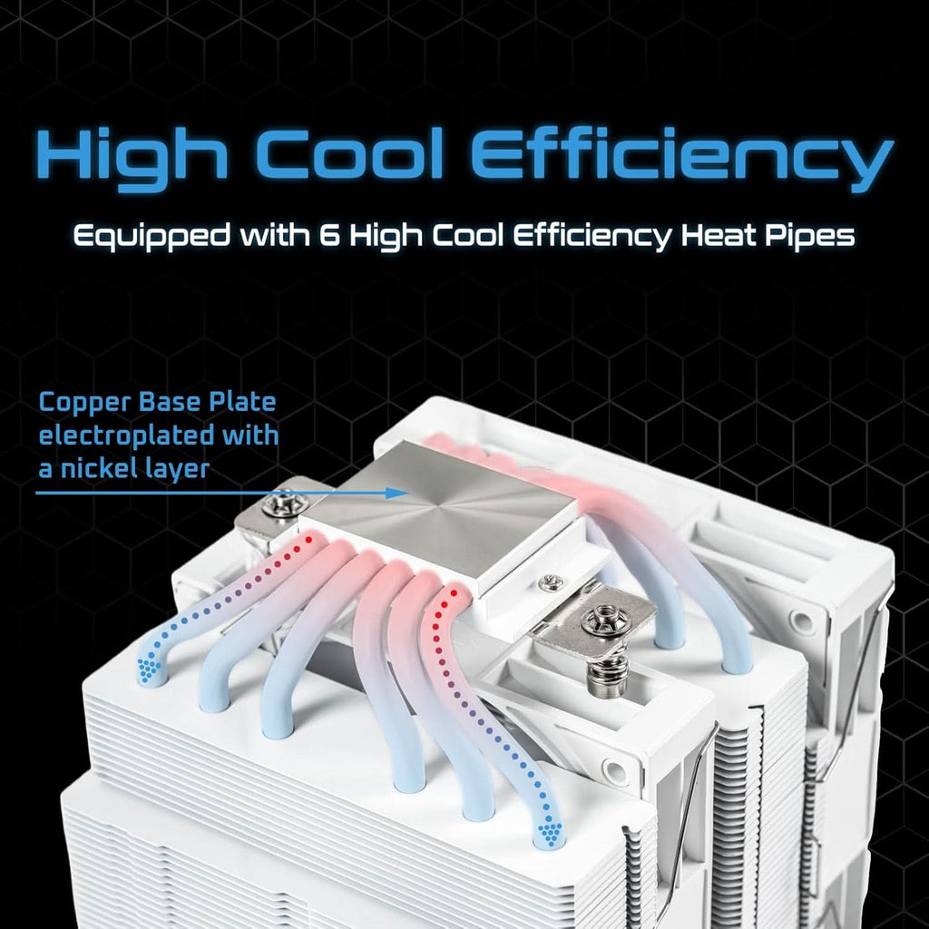 KINGCOOL Iron Wind 120 ARGB CPU Air Cooler – TechCure India