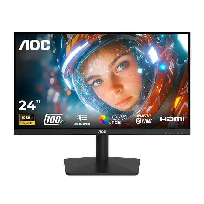 AOC 24B15H3 24 Inch Full HD IPS Monitor VESA Mount Black – TechCure India