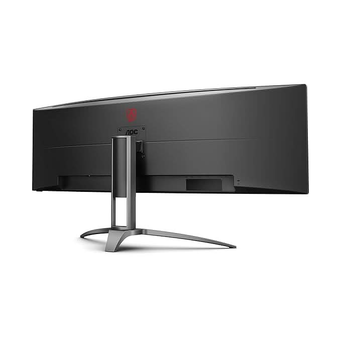 AOC AG493UCX2 48.8 Curved Gaming Monitor - Black | Dual-QHD 5120×1440 (32:9) |165Hz Refresh |1ms MPRT, FreeSync Premium | DisplayHDR400 | USB-C & KVM | UltraWide VA Panel – TechCure India