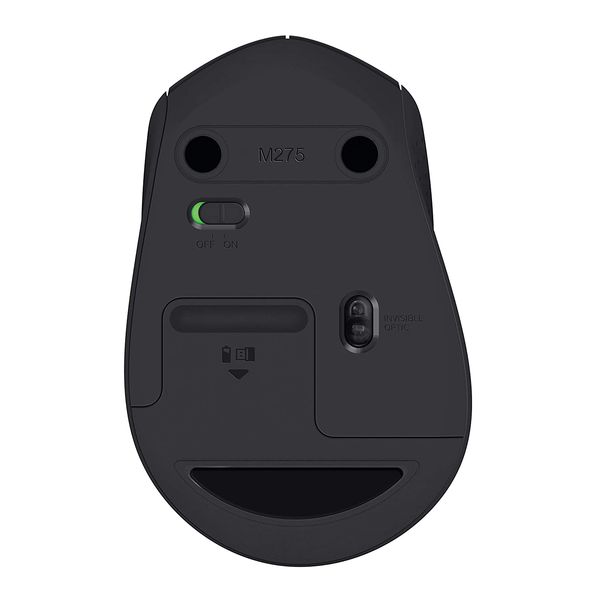 LOGITECH M275 Wireless Ergonomic Gaming Mouse ( 鈥?10-004914 ) ( 1000DPI / 3 Macro Button ) ( Black ) - 5