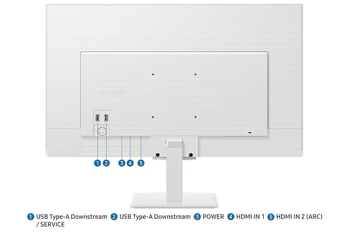 Samsung 27 Inch FHD M5 Smart Monitor with Smart TV Experience LS27FM501EWXXL – TechCure India