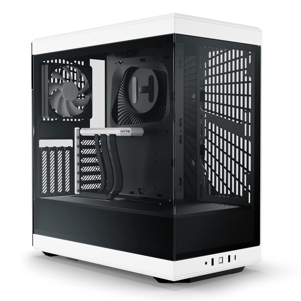 HYTE Y40 (ATX) MID TOWER CABINET (BLACK AND WHITE) CS-HYTE-Y40-BW – TechCure India