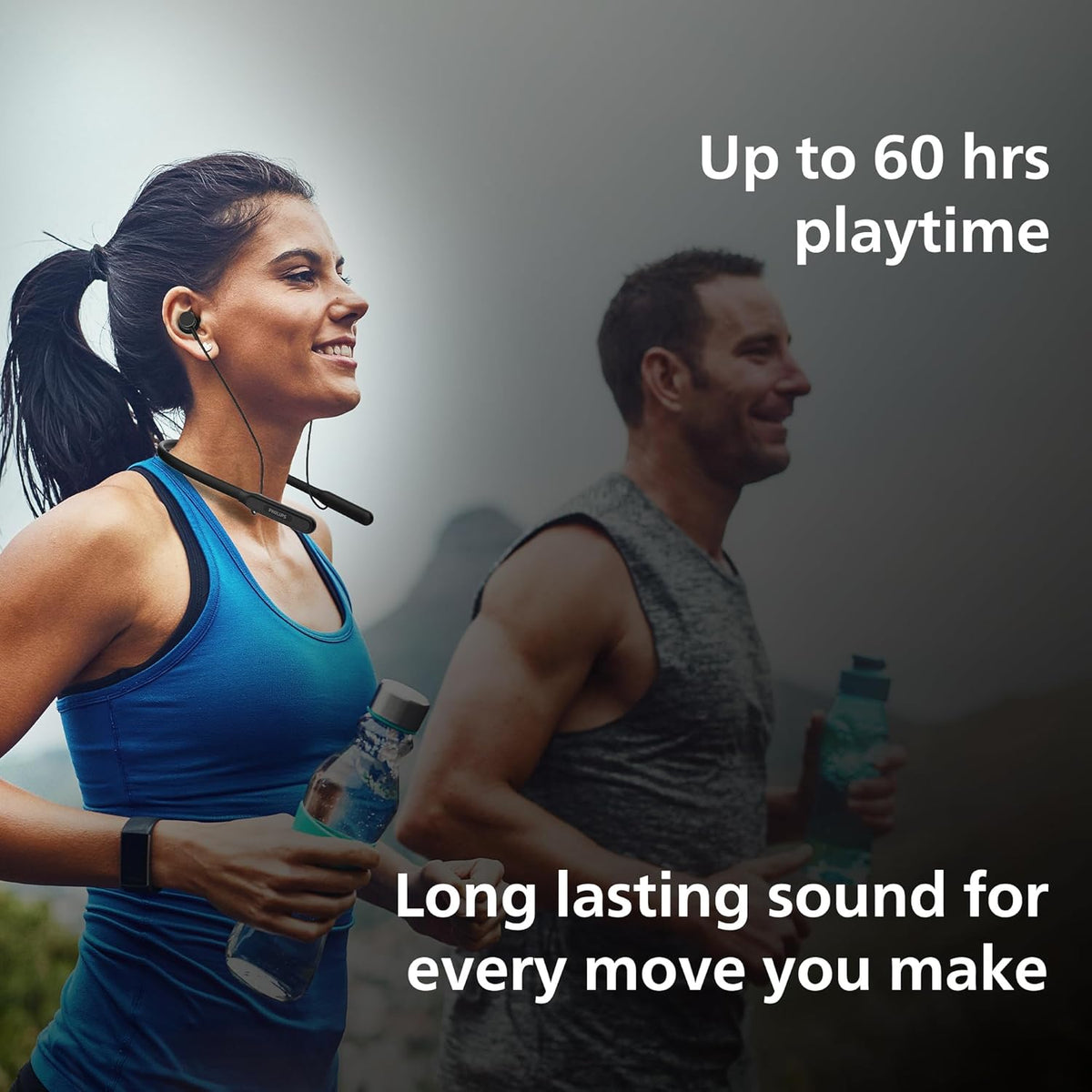 PHILIPS NECKBAND WIRELESS IN EAR-NECKBAND TAN1150BK/94 – TechCure India