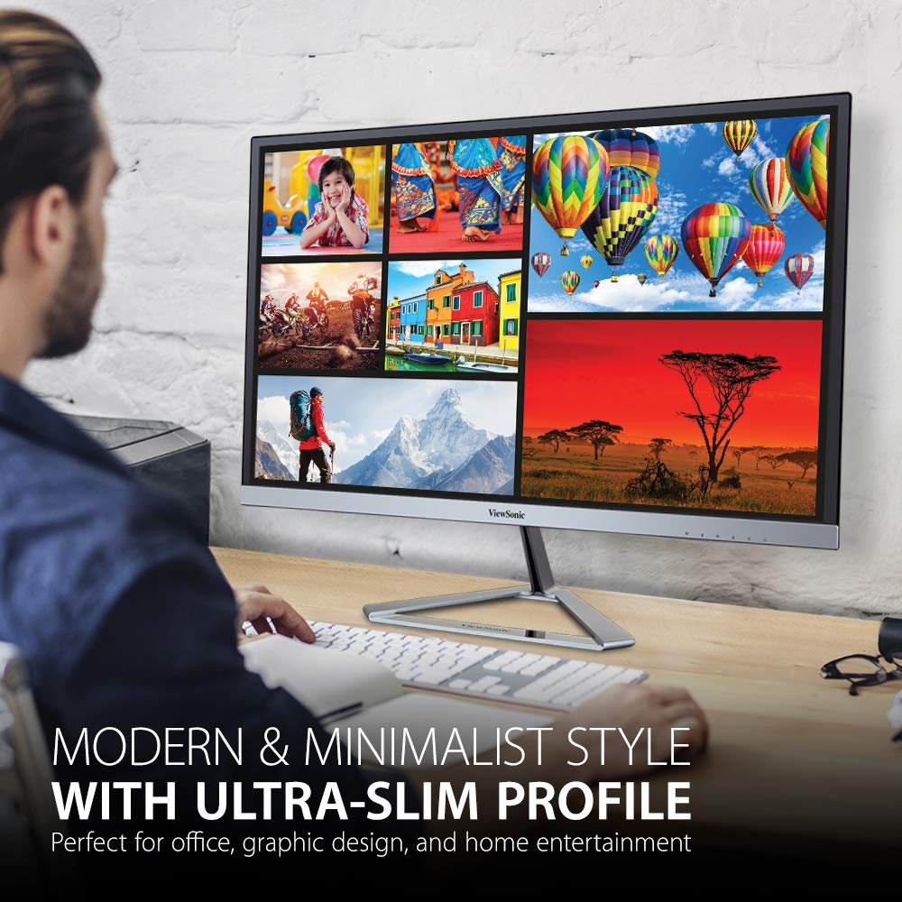 VIEWSONIC VX2776-SMHD-3 68.5 CM (27") FHD IPS MONITOR 100HZ, 100% SRGB, 2WXSPEAKER, VIEWMODE (GAME, MOVIE, WEB, TEXT) ULTRA SLIM, METALLIC TRIANGLE STAND, EYE CARE,1X HDMI, 1XDP,1 XVGA – TechCure India