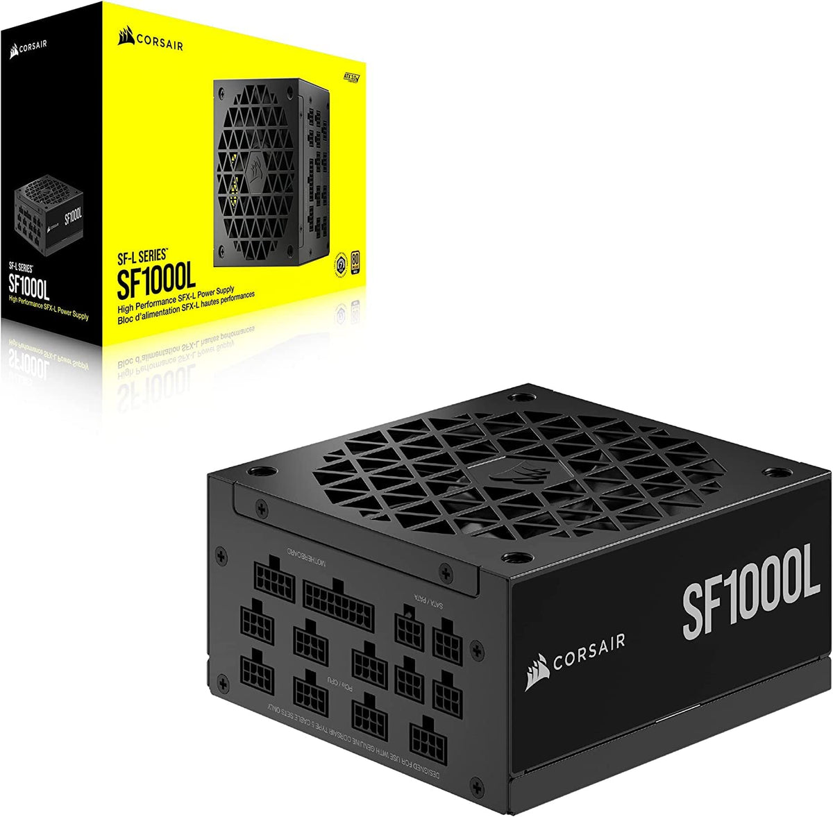 CORSAIR SF-L SERIES SF1000L FULLY MODULAR SFX POWER SUPPLIES WITH ATX 3.0 (CP-9020246-IN) – TechCure India