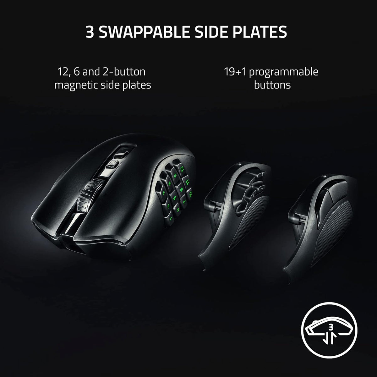 RAZER NAGA V2 PRO - WIRELESS MMO GAMING MOUSE RZ01-04400100-R3A1 – TechCure India
